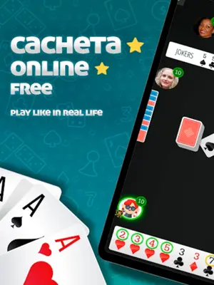 Cacheta Gin Rummy Online android App screenshot 9