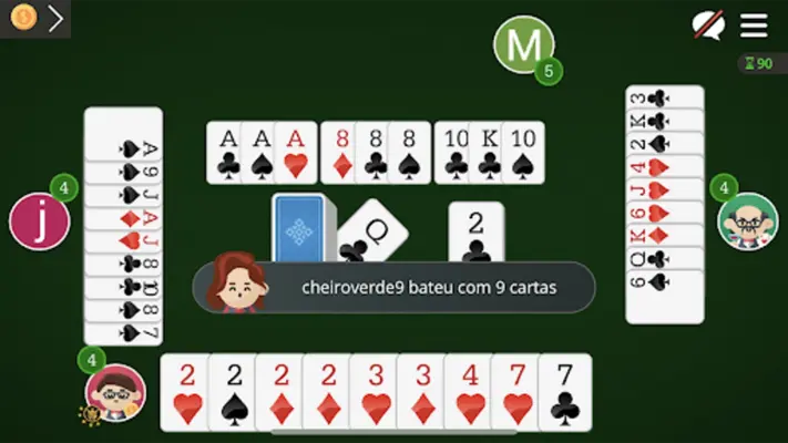 Cacheta Gin Rummy Online android App screenshot 1